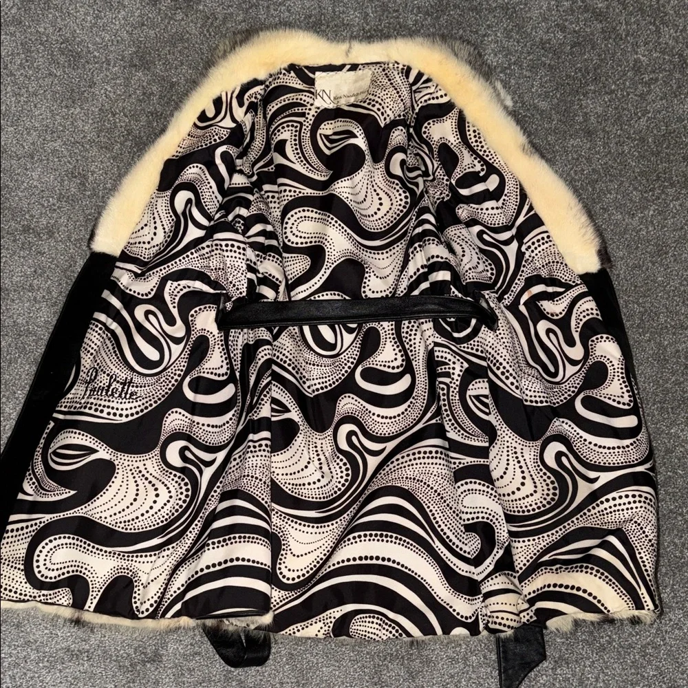 Chic Ken Nanfelt Fur and Leather Patterned Jacket - Picture 6 of 8